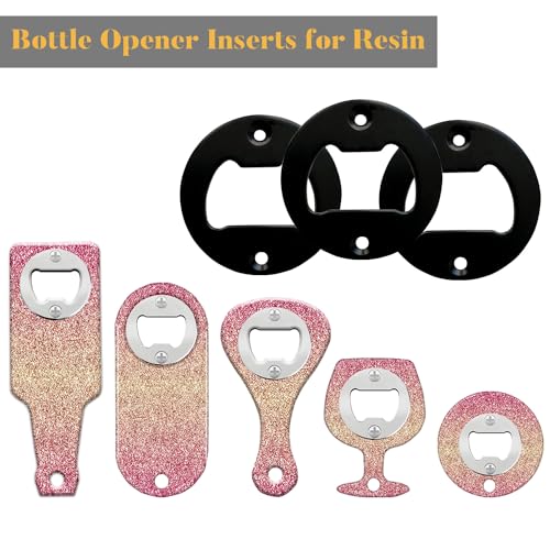 Bottle Opener Insert (Black / 50 SETS)