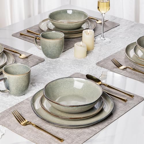 Ceramic Dinnerware Sets for 8 (Reactive Glaze / Service for 8)