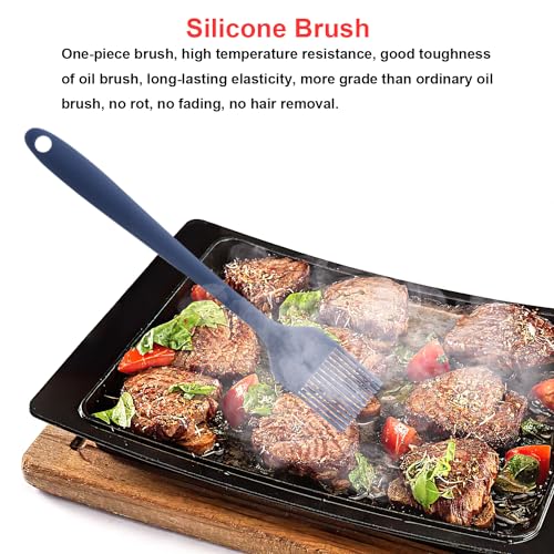Silicone Spatulas Set (Dark Blue)