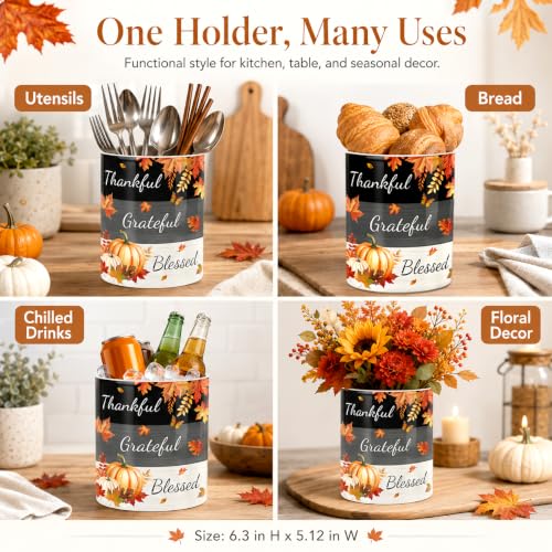 Fall Maple leaves Kitchen Utensil Holder