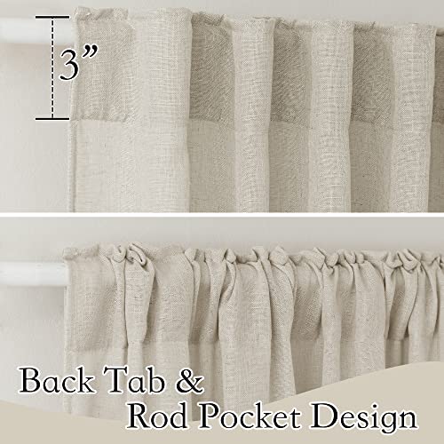 Extra Wide Sheer Curtains for Sliding Patio Door Large Window (Angora / 70"W x 95"L (Pack of 2))