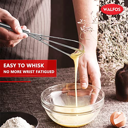 Mini Whisks Stainless Steel (5+7 in Silver)