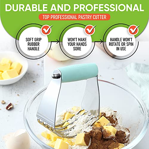 Medium Dough Blender Hand Tool (Mint / 3" Medium)