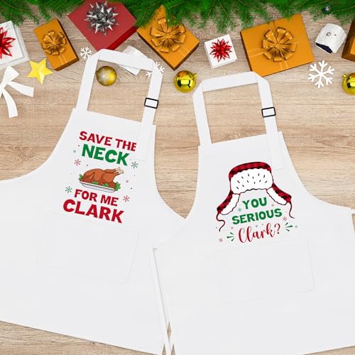 Christmas Matching Aprons for Couples (Christmas Holiday C)
