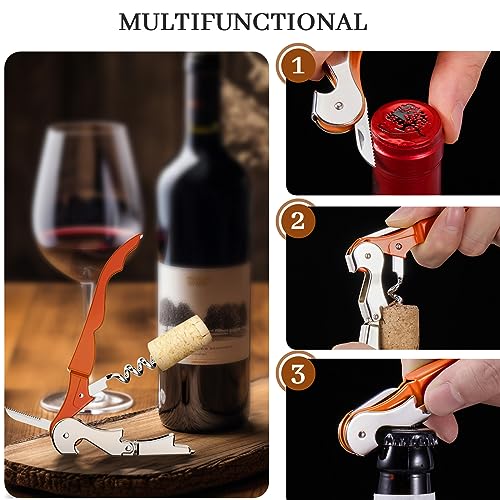 2 Pack Wine Opener (Orange)