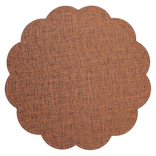 PU Imitation Linen Coffee Mat Reusable Placemat