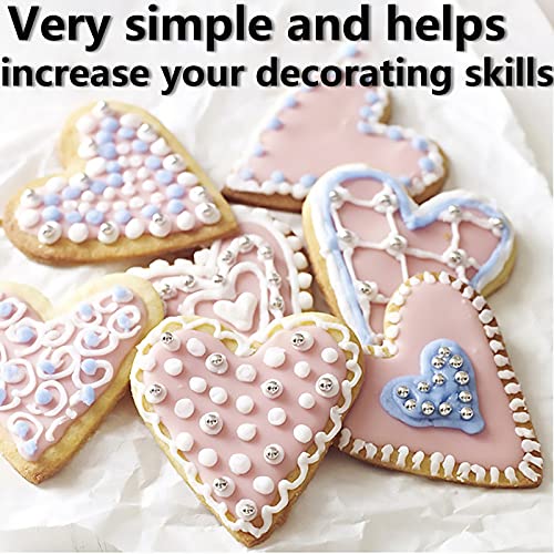 Cake Decorating Pen Tool Kit Pastry Bag DIY Cake Deco Tools Kit Pastry Icing Pen Piping Kit Bags (Blue / Decorating Pen)