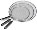 Splatter Screen for Frying Pan 13" 11.5" 9.8" Stainless Steel (Black)