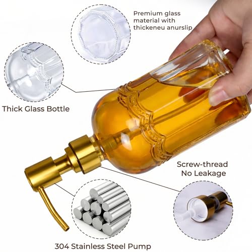Coffee Syrup Dispenser Set of 4 (400ml, Set of 4)