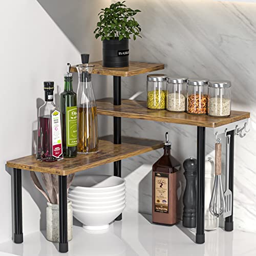 Kitchen Countertop Organizer 3 (Rustic Brown)