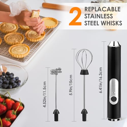 Milk Frother Handheld (Black)
