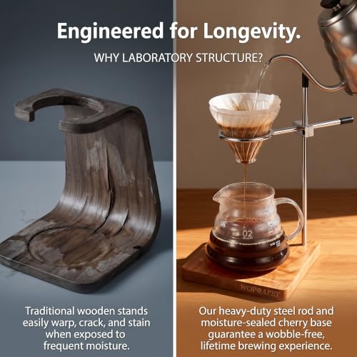 Pour Over Coffee Stand (Black Walnut)
