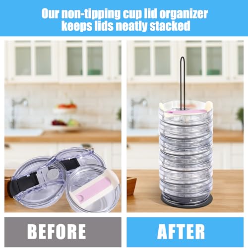 Tumbler Lid Organizer (Vertical+2PCS)