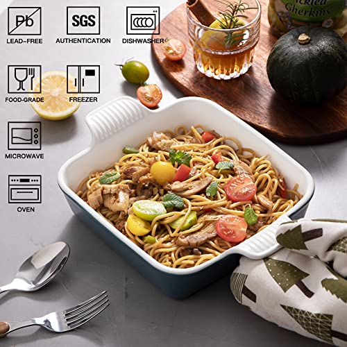 Sweejar Ceramic Baking Dish (Fog Blue / 9 inch)