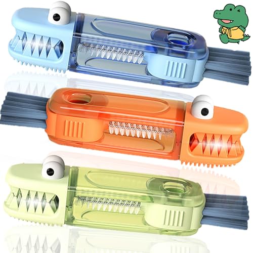 4 in 1 Cup Lid Cleaning Brush (Orange, Blue, Green(3pcs))