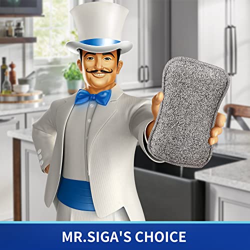 Dual Sided Scrub Sponges (6.5*3.8*1.0 in)