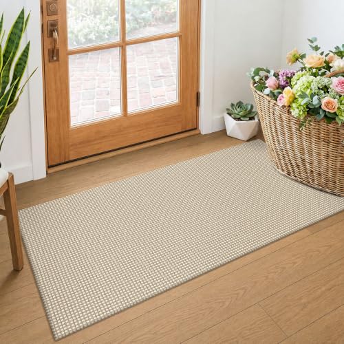 2x4 Entry Runner Rug (Oatmeal Beige / 2' x 4' (Runner))