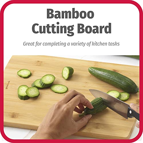 Everyday 10" x 14" Bamboo Cutting Board (Bamboo / 14"L x 9.8"W)