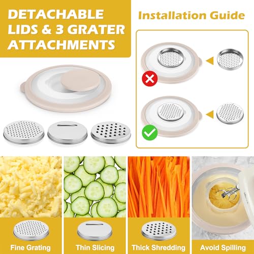 Mixing Bowls 3PCS Stainless Steel Serving Salad Bowls (Multicolor / Transparent Airtight Lids)