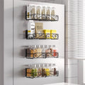 Magnetic Spice Rack for Refrigerator (Black)