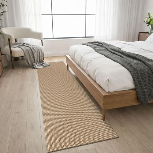 Boho Runners for Hallways 2x8 ft Washable Kitchen Runner Non Slip Rubber Backed Hall Runners Cotton Entryway Runner Rugs for Indoor Backdoor Bedroom Kitchen (Orange Beige/Tan/Brown / 2' x 8' (Runner))