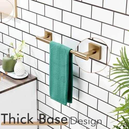 Hand Towel Bar Bathroom Towel Holder for Bath Kitchen Cabinet Towel Rails 16 Inch Champagne Bronze Stainless Steel B4005CPG (Champagne Bronze / 16-Inch)