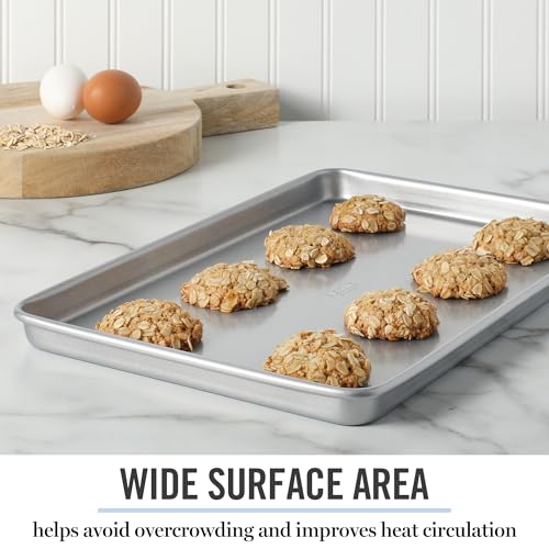Gallen 15 x 10 Inch Nonstick Carbon Steel Cookie Sheet (Silver / 15" Cookie Sheet)