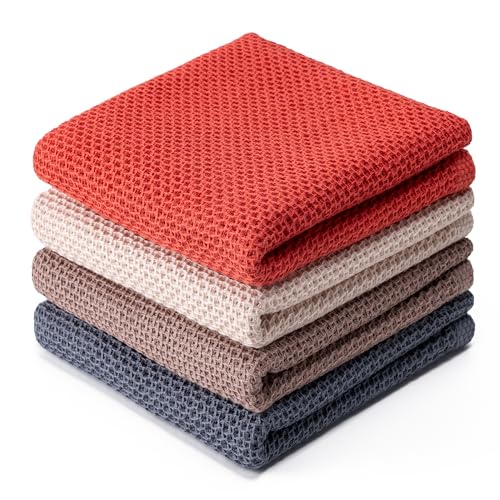 4 Pack Dish Towels (Multicolor / 13 x 28 - 4 Pack)