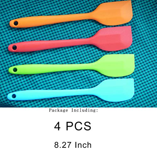 4Pcs Silicone Spatulas (Small)