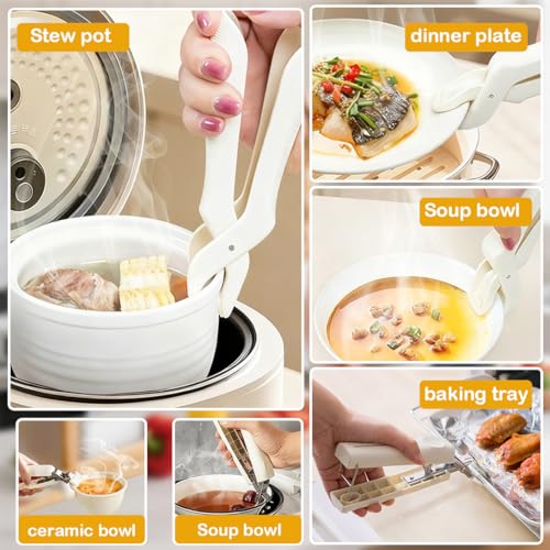 2 PCS Hot Plate Gripper (Beige)