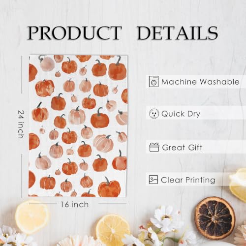 Fall Pumpkins Kitchen Towels (Autumn Pumpkins)