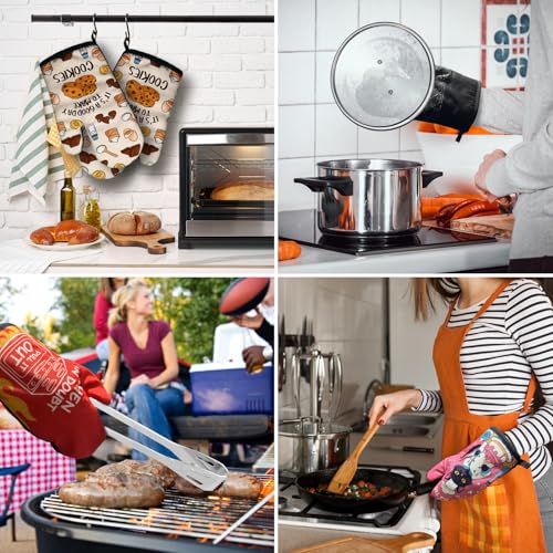 Funny Cookie Lovers Cooking and Baking BBQ Kitchen Gadgets with Heat Resistant Silicone Non