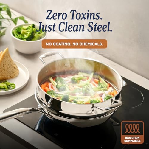 5 Ply Stainless Steel 3 (3 Quarts)