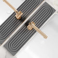 Large Faucet Mat for Kitchen Sink (23.6" x 5.5" / Dark Gray)