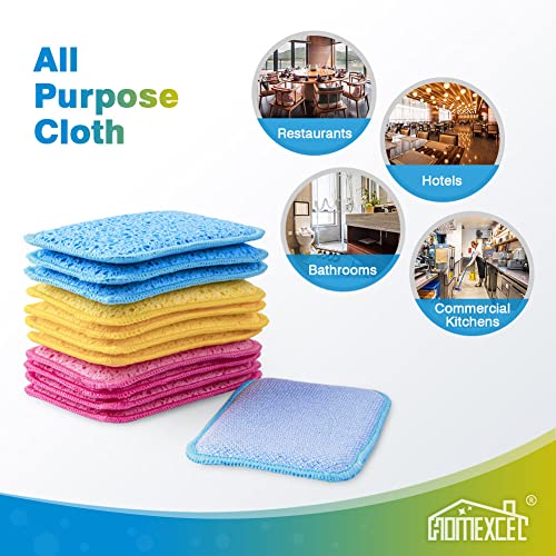 12PK Scrub&Wipe Cloths (Multicolor)