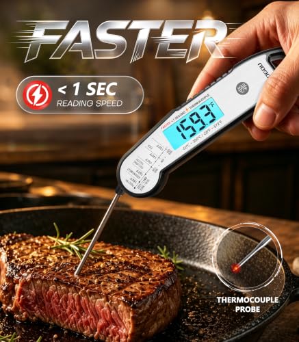 Professional Meat Thermometer Digital (Silver)