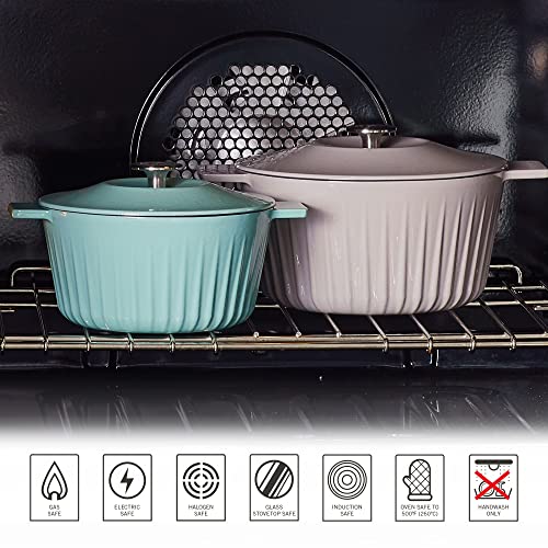 Eastholm 5 QT Enameled Cast Iron Dutch Oven (Grey (5qt Dutch))