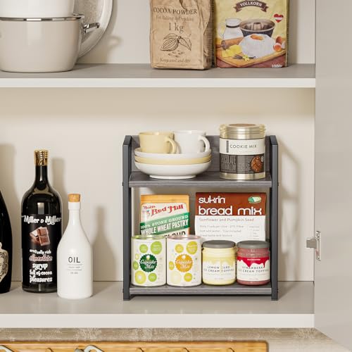 Countertop Shelf Organizer (Medium / Grey)