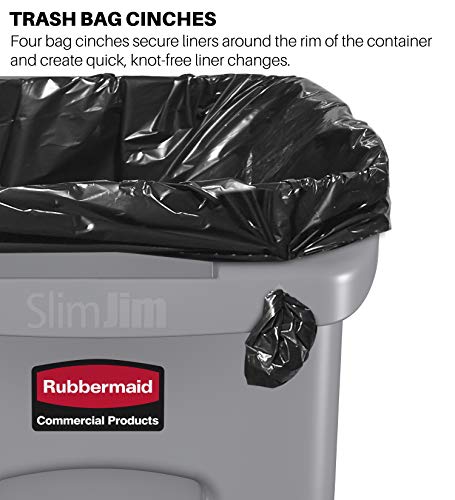 Slim Jim Trash (23 Gal / Blue)