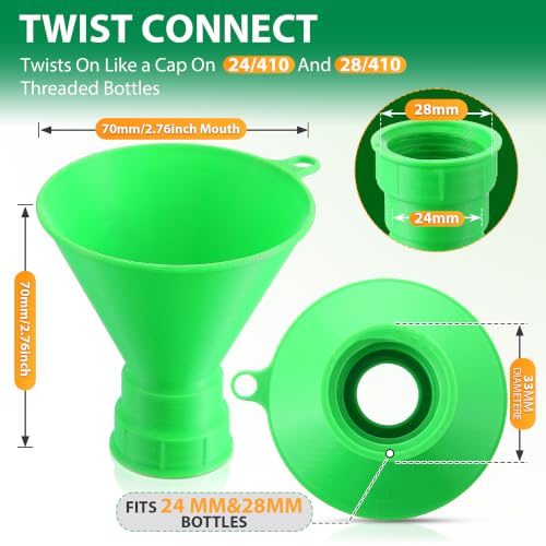Threaded Funnel Easy Fill Funnel (24mm+28mm)