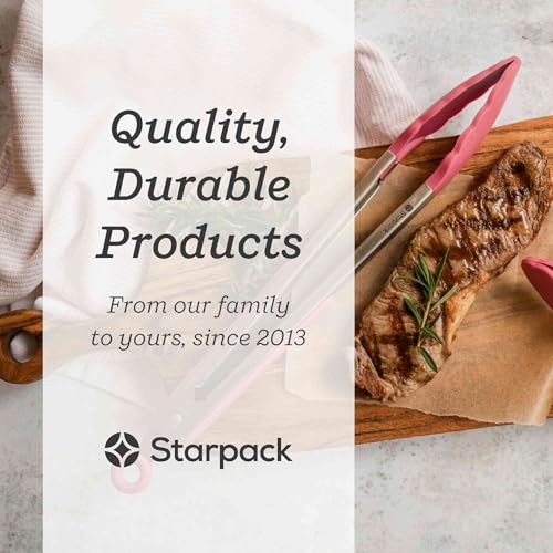 Starpack Get a Grip Silicone Kitchen Tongs (12" Single / Earthy Pink)