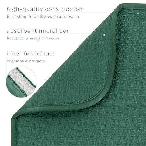 Dish Drying Mat (Green / 18" x 24")