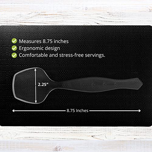 8.75" Disposable Clear Plastic Serving Spoons
