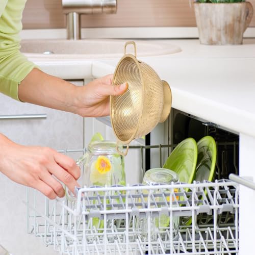 Gold Strainer for Kitchen (3QT)