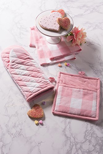 Buffalo Check Kitchen Collection (Potholder / Pink &White)
