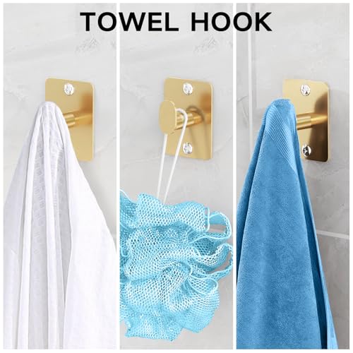 Bathroom Accessories Set (Gold / 24 inch (4 Piece))
