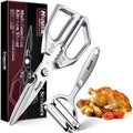 Kitchen Scissors and Vegetable Peeler Set (Bright Silver)