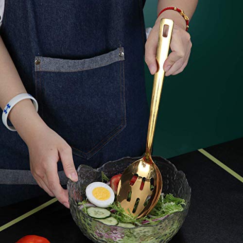 Gold Cooking Spoon (d. Slotted Spoon)