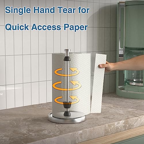 Paper Towel Holder Countertop (Silver)