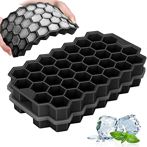 Ice Cube Trays for Freezer (Black)